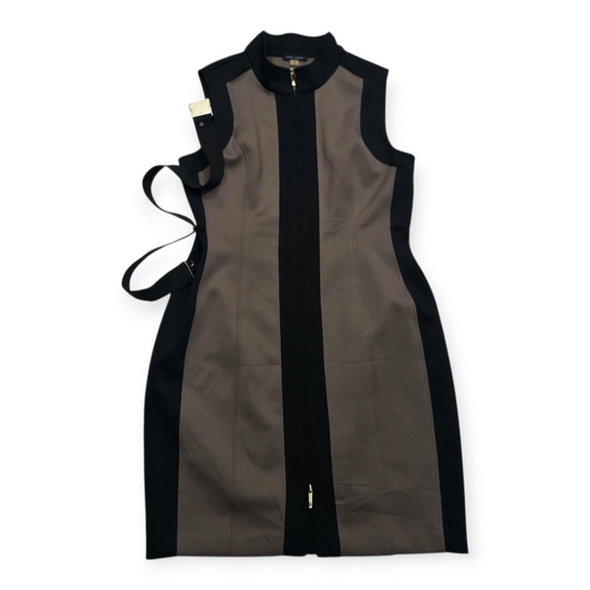 Vestido Tommy Hilfiger Elegante Negro Panel Cinturóntalla 14