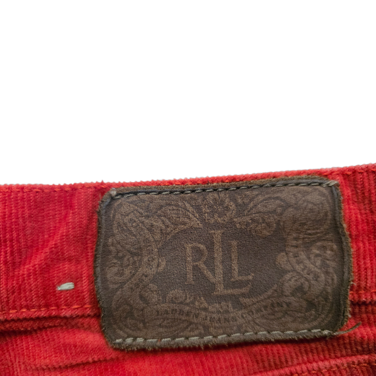 Pantalon Ralph Lauren De Pana Talla 4 Color Rojo De Mujer (Usado)