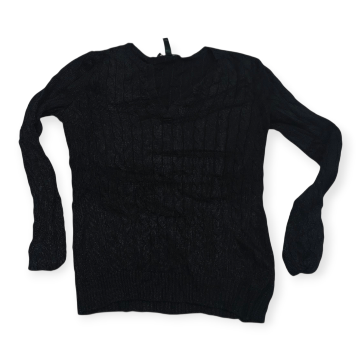 Sueter Ralph Lauren De Viscose Chico S Color Negro De Mujer (Usado)