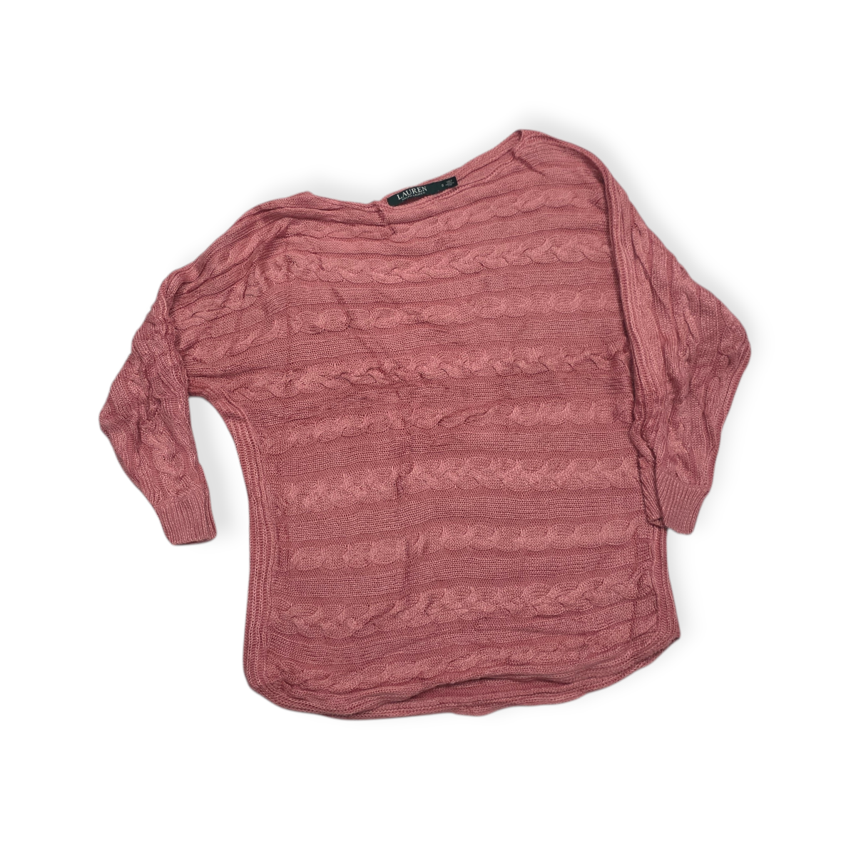 Sueter Ralph Lauren De Mujer Chico S Color Rosa De Viscose (Usado)