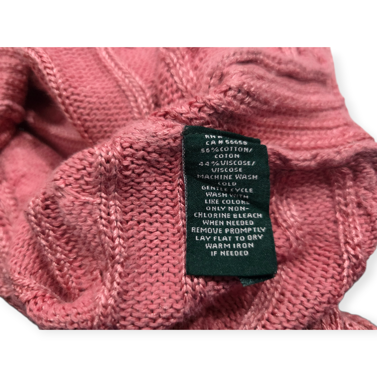 Sueter Ralph Lauren De Mujer Chico S Color Rosa De Viscose (Usado)