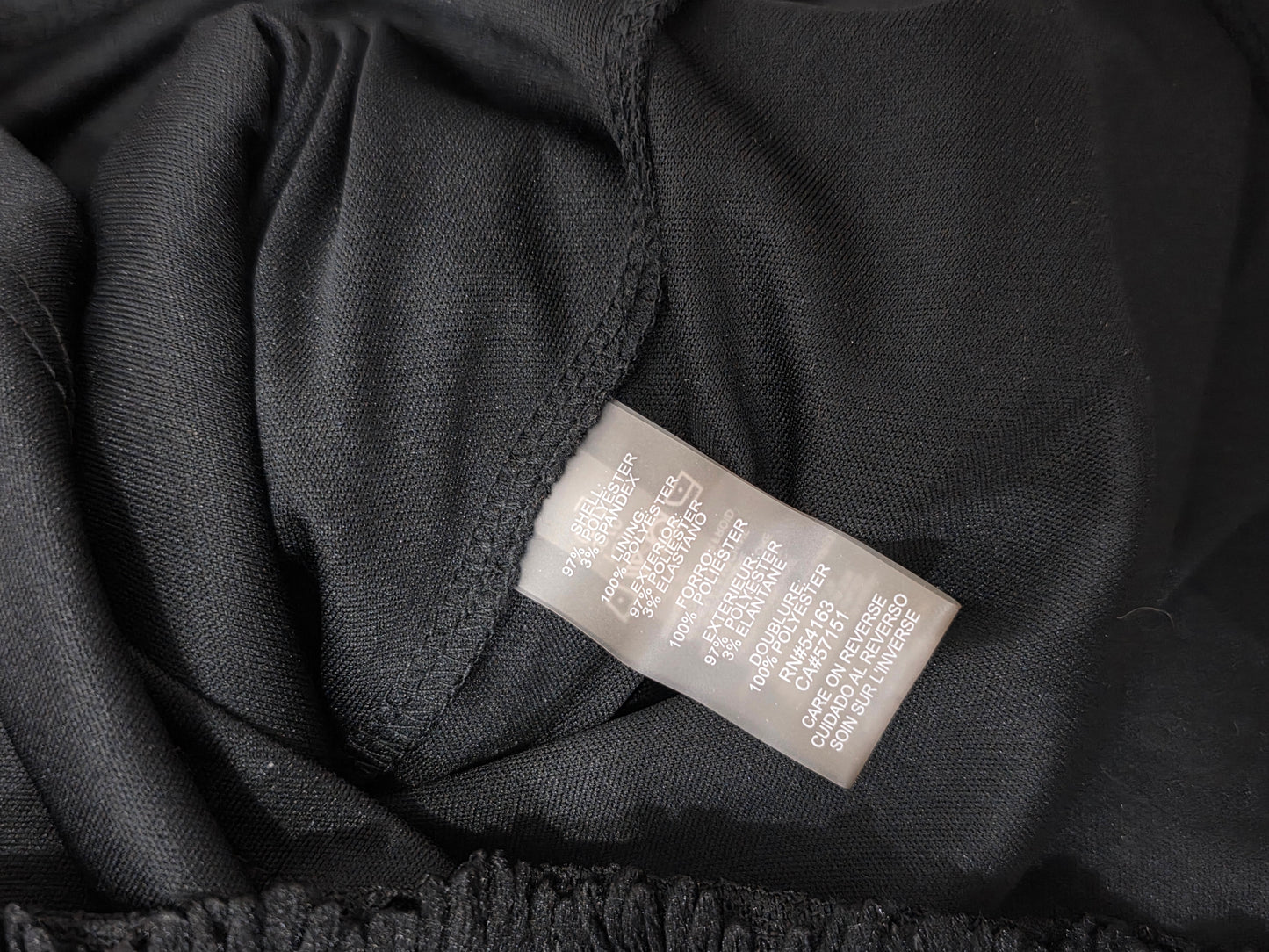 Blusa Karl Lagerfeld Grande L Manga Corta Color Negro