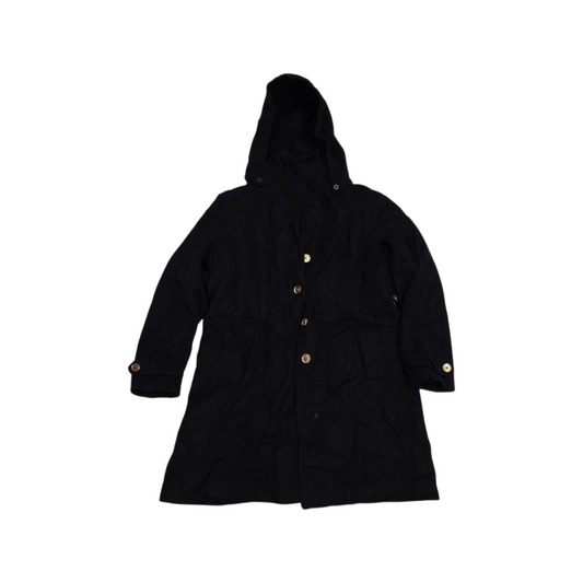 Abrigo Con Gorro Michael Kors De Mujer Xgrande Xl Negra