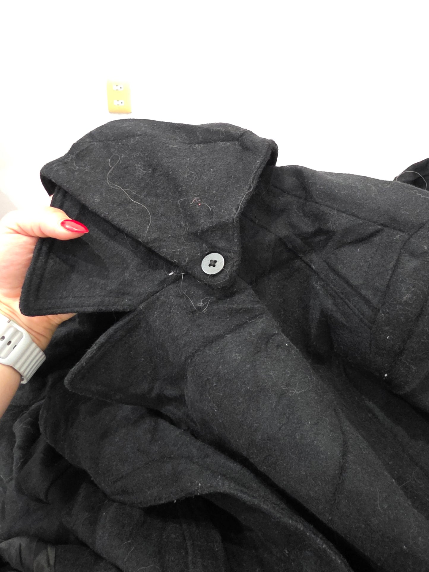 Abrigo Con Gorro Michael Kors De Mujer Xgrande Xl Negra