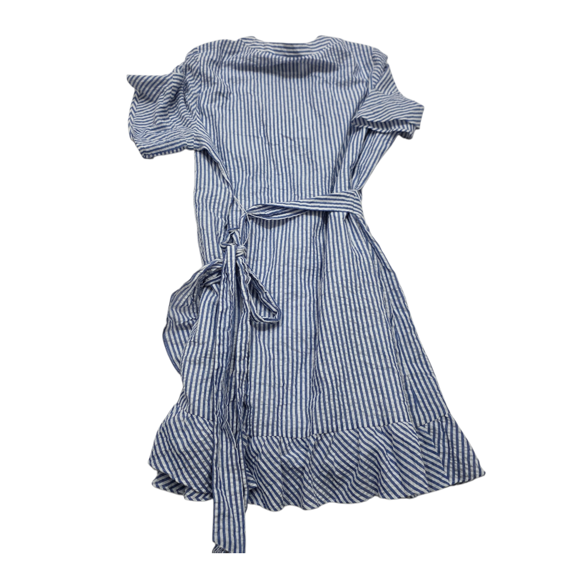 Vestido Vineyard Vines Rayas Azul Y Blanco Talla 10 Algodón