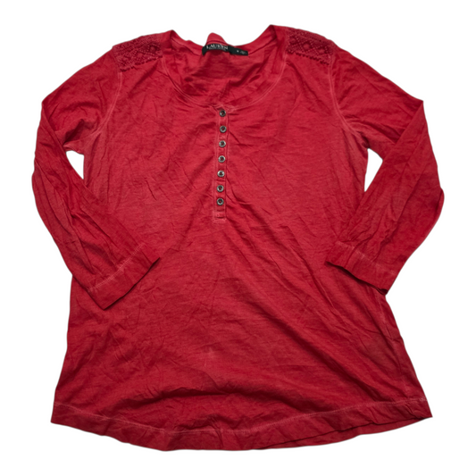 Blusa Ralph Lauren Mediana M Coral De Mujer