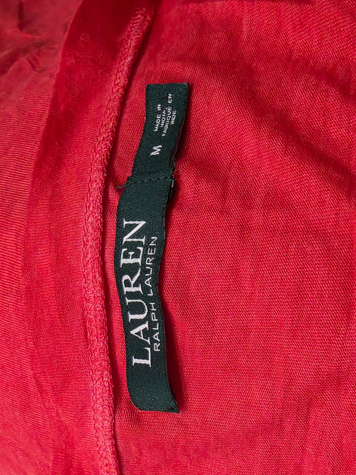 Blusa Ralph Lauren Mediana M Coral De Mujer