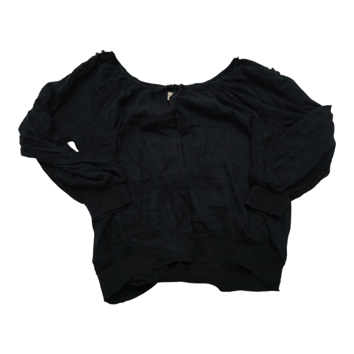 Blusa Campesina Ralph Lauren Denim And Supply Grande L Negro