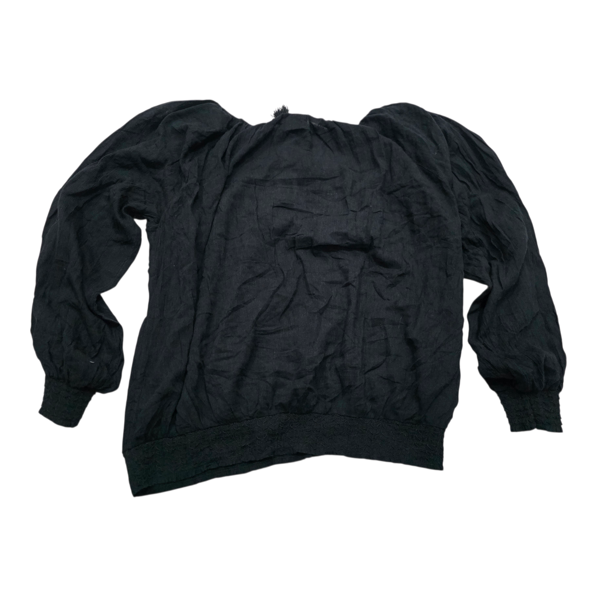 Blusa Campesina Ralph Lauren Denim And Supply Grande L Negro