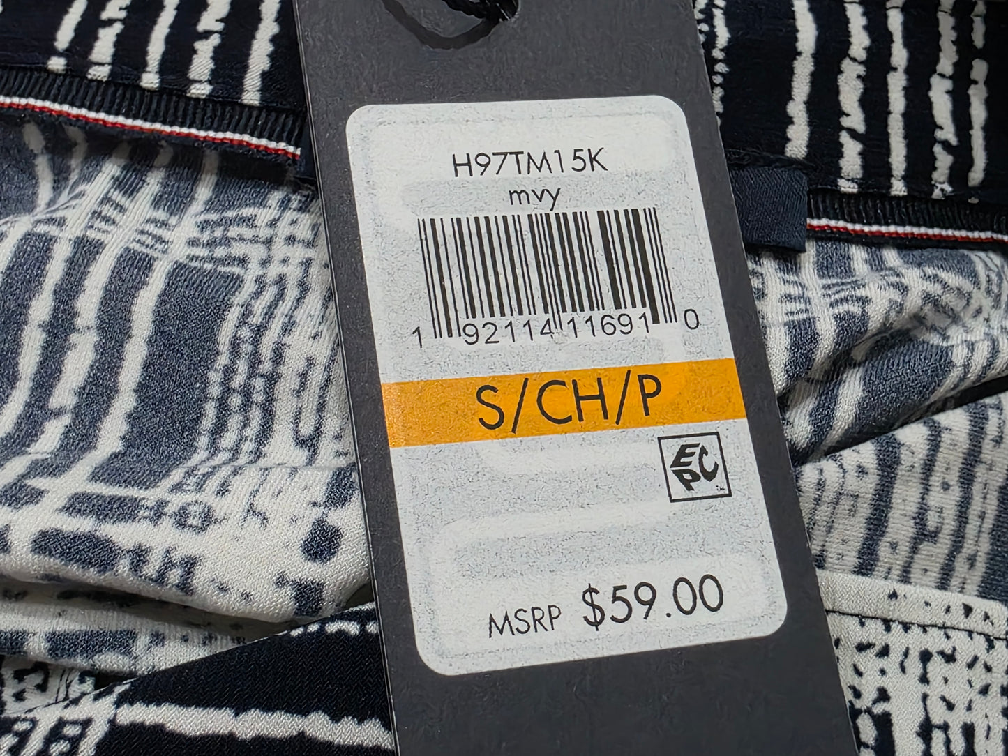 Blusa Tommy Hilfiger Chico S Azul Y Blanco