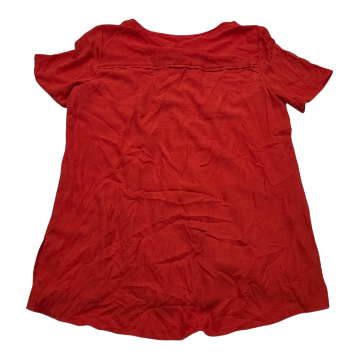 Blusa Michael Kors Talla 6 Manga Corta Con Cierre Dorado