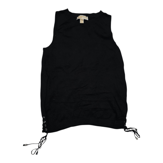 Blusa Michael Kors Chica S Negra Sin Mangas Con Viscose