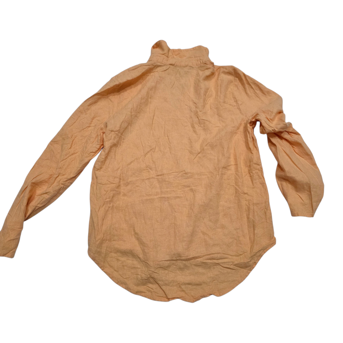 Blusa Michael Kors De Lino Con Viscose M Naranja Con Dorado