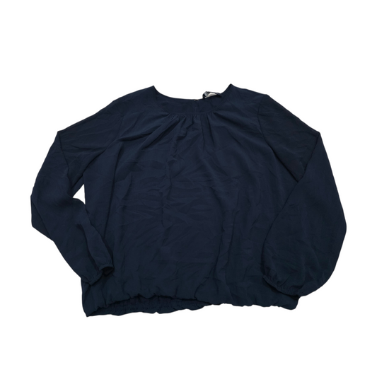 Blusa Tommy Hilfiger Xgrande Xl Manga Larga Azul Marino