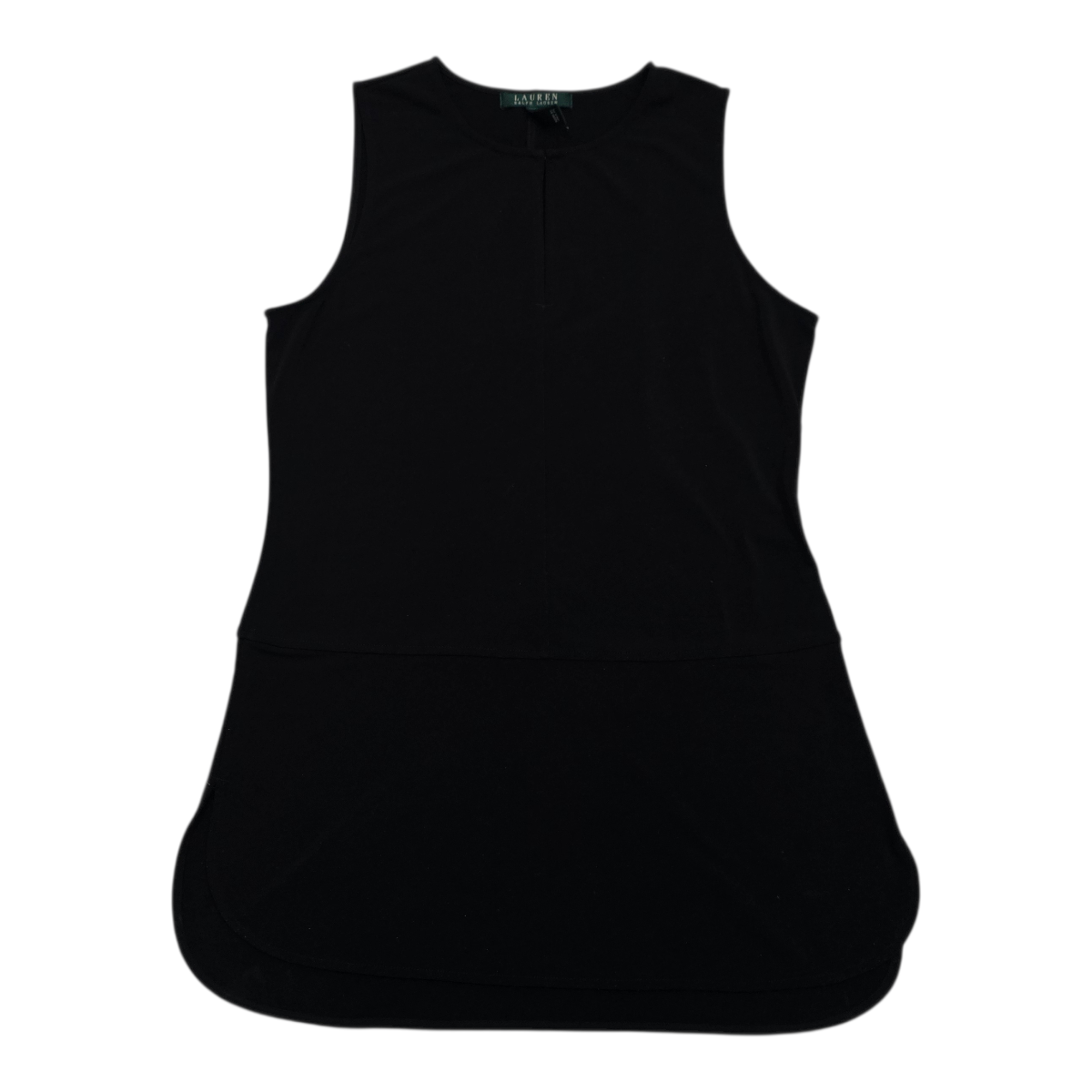 Blusa Ralph Lauren sin mangas color negro
