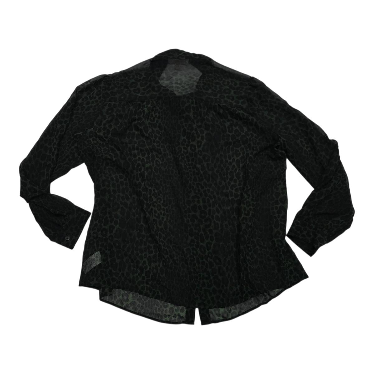 Blusa Michael Kors verde animal print