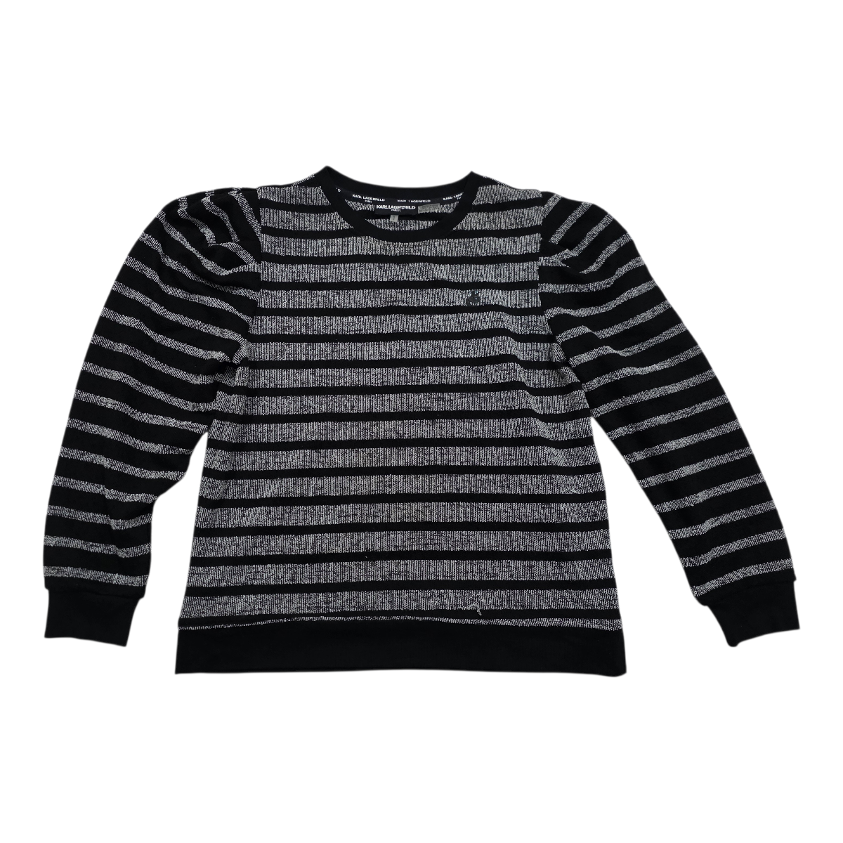 Blusa Karl Lagerfeld de Mujer manga larga gris/negro rayada