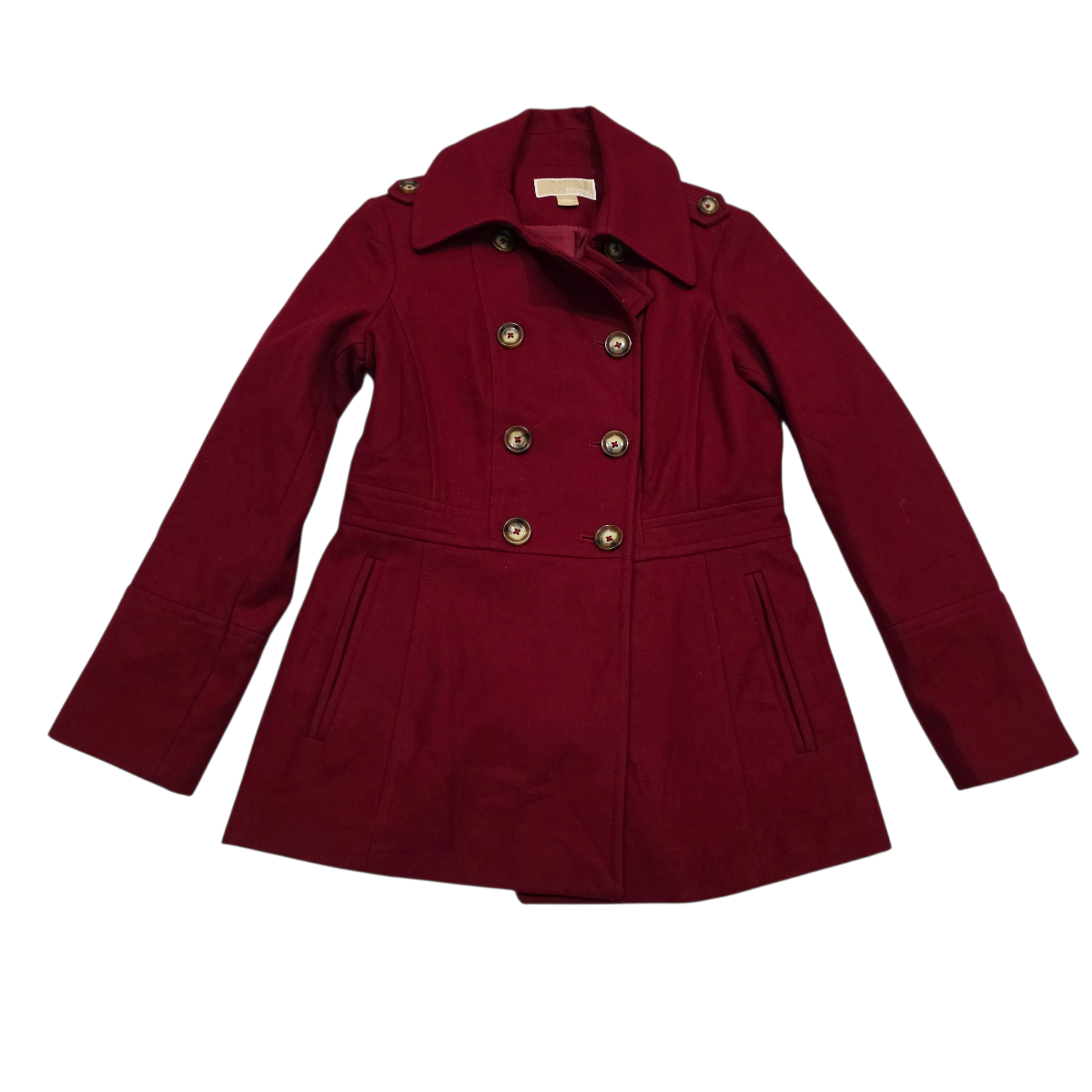 Abrigo Michael Kors de Mukrr color rojo