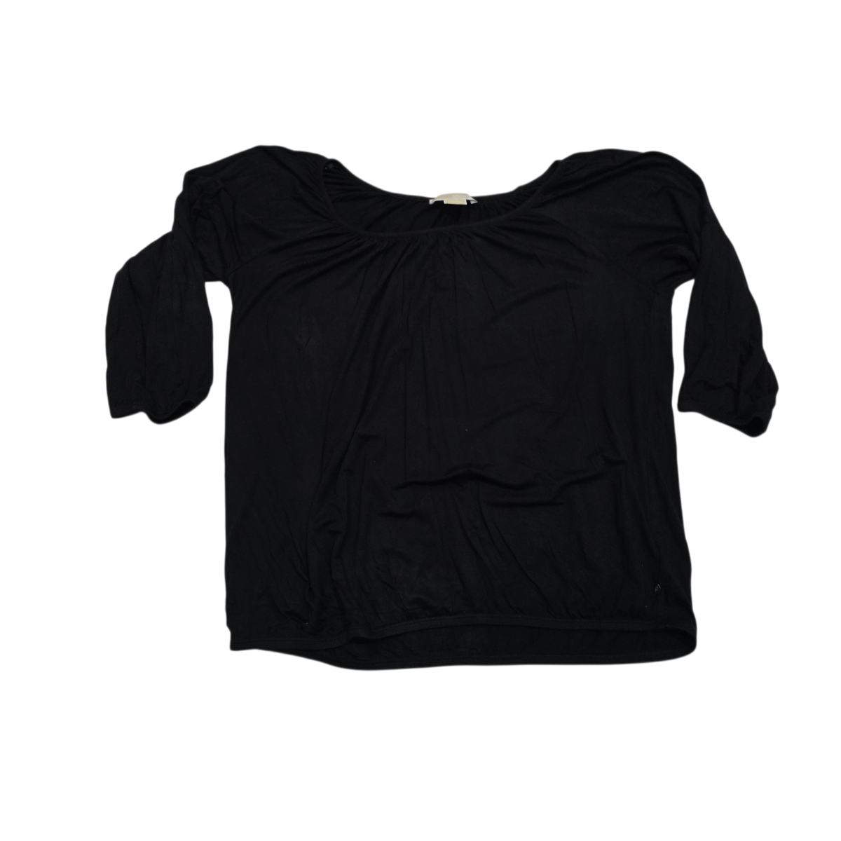 Blusa Michael Kors campesina color negro de Mujer