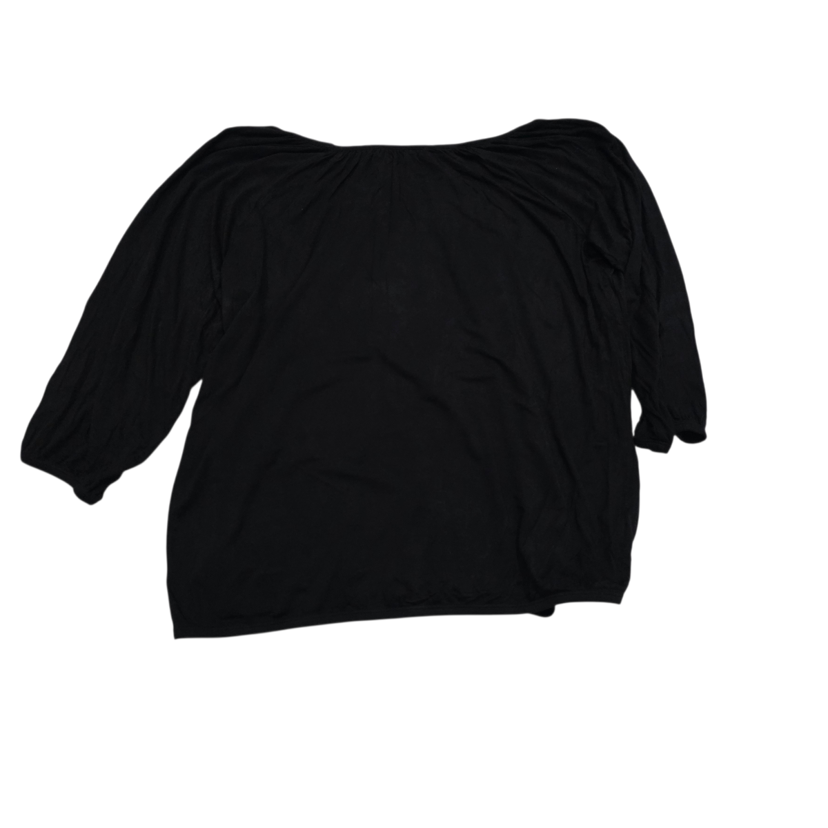Blusa Michael Kors campesina color negro de Mujer