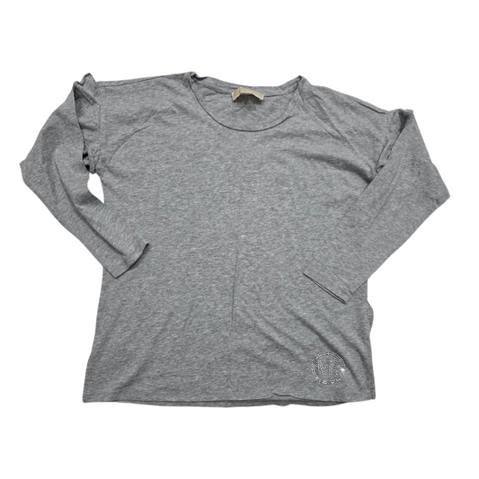 Blusa Michael Kors color gris con olan manga larga