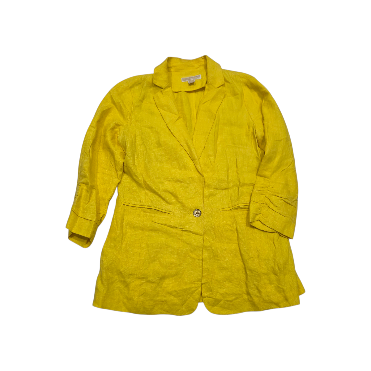 Blazer amarillo Michael Kors de Lino talla 6
