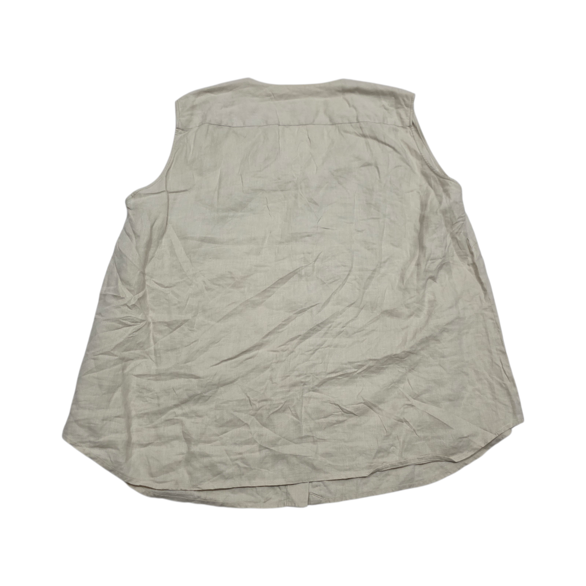 Blusa Ralph Lauren de Mujer sin mangas de Lino con botones