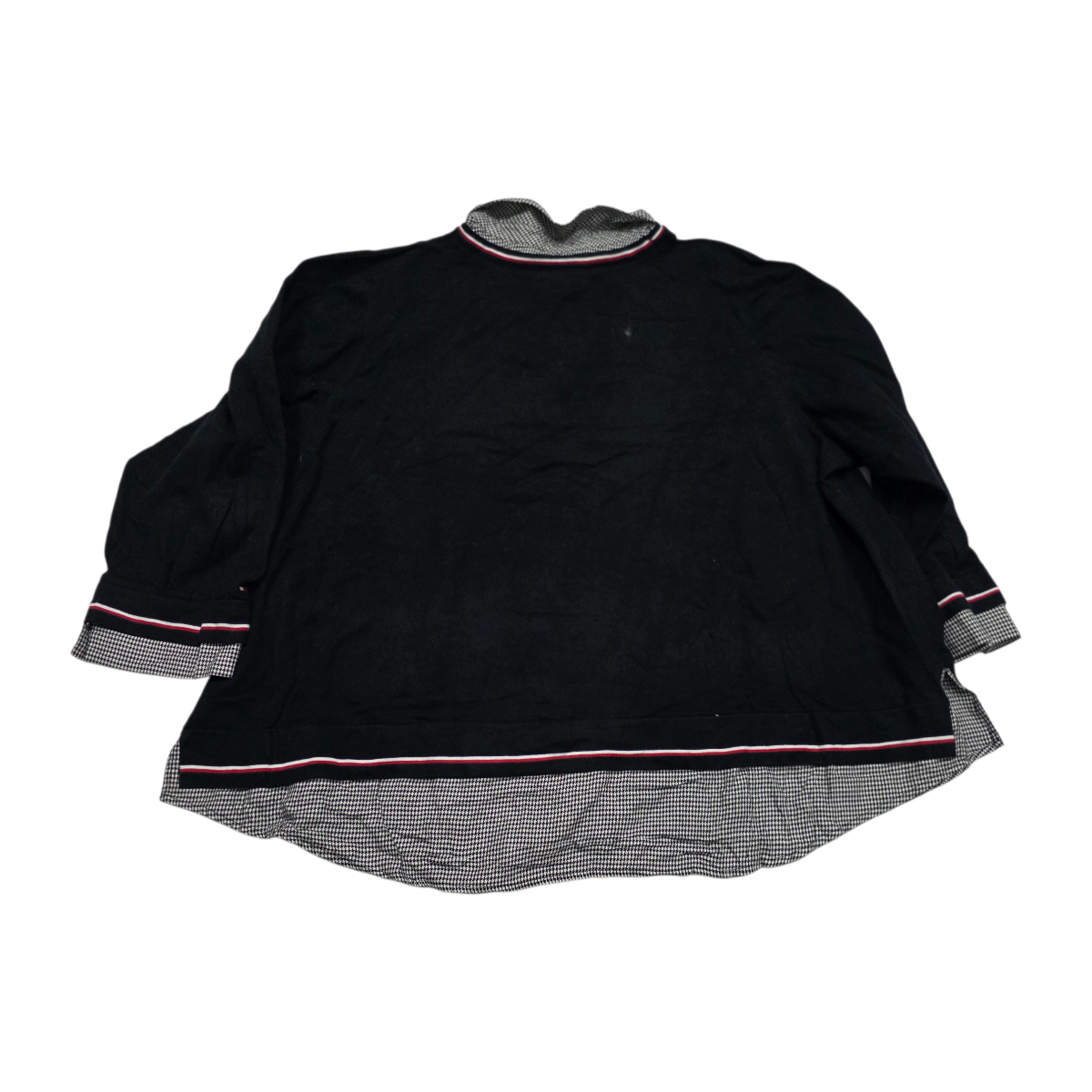 Blusa Tommy Hilfiger negra/gris de Mujer talla 3X