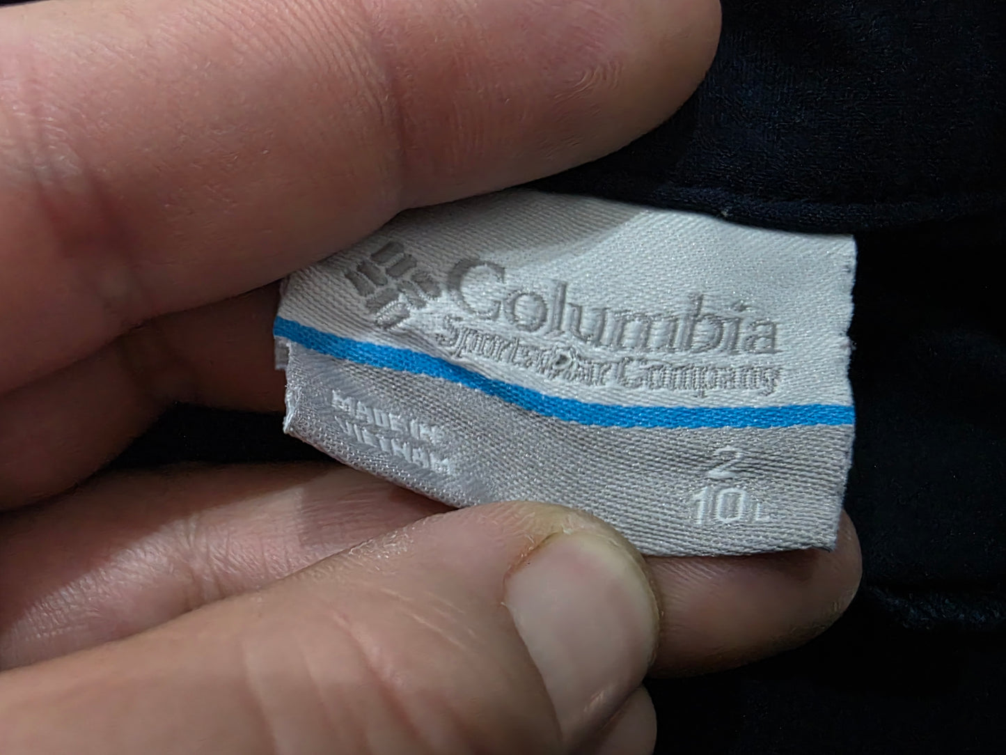 Bermuda Columbia de Mujer talla 2 10L azul marino