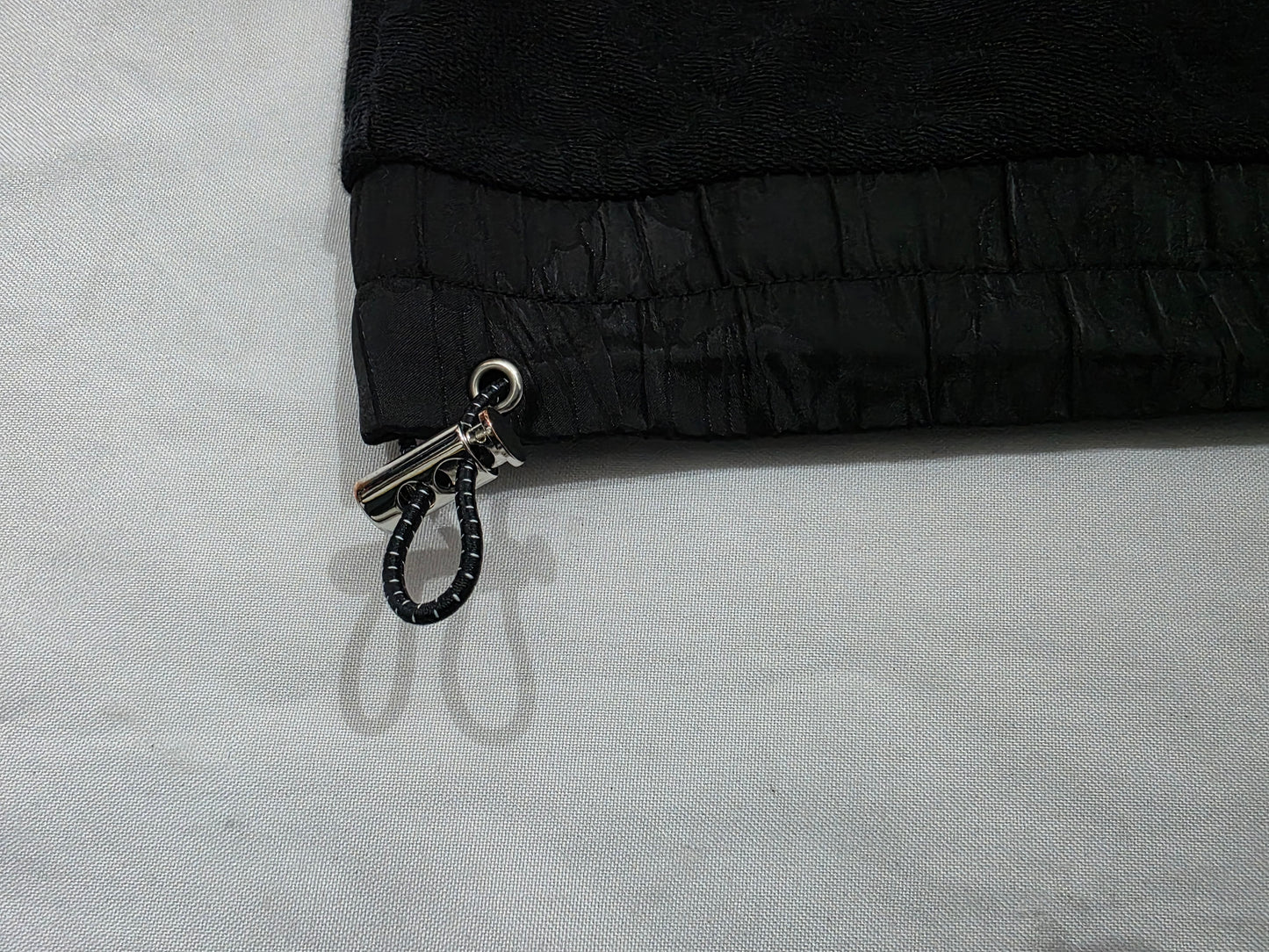 Adidas Originals Sweatshirt Negra Oversized con Cordón Ajustable Extra Chica Mujer