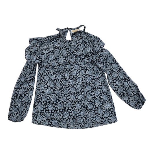 Blusa Michael Michael Kors Floral azul Manga Larga XS