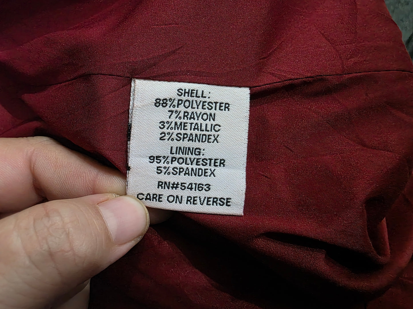 Blazer Tommy Hilfiger Talla 14 color rojo de Mujer