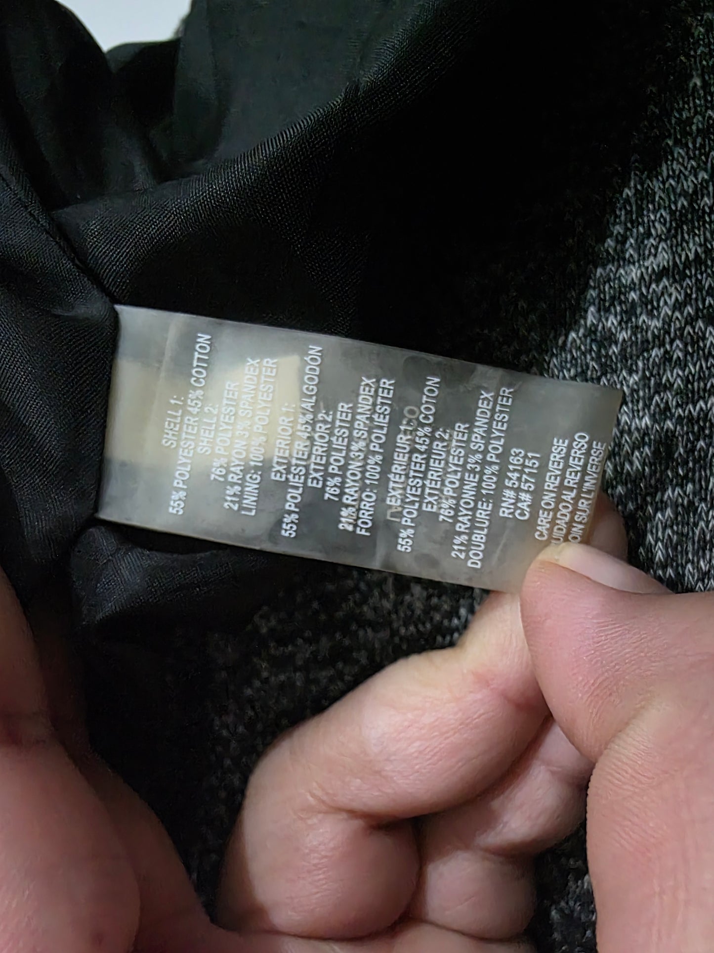 Blazer Tommy Hilfiger de Mujer talla 14 color gris jaspeado