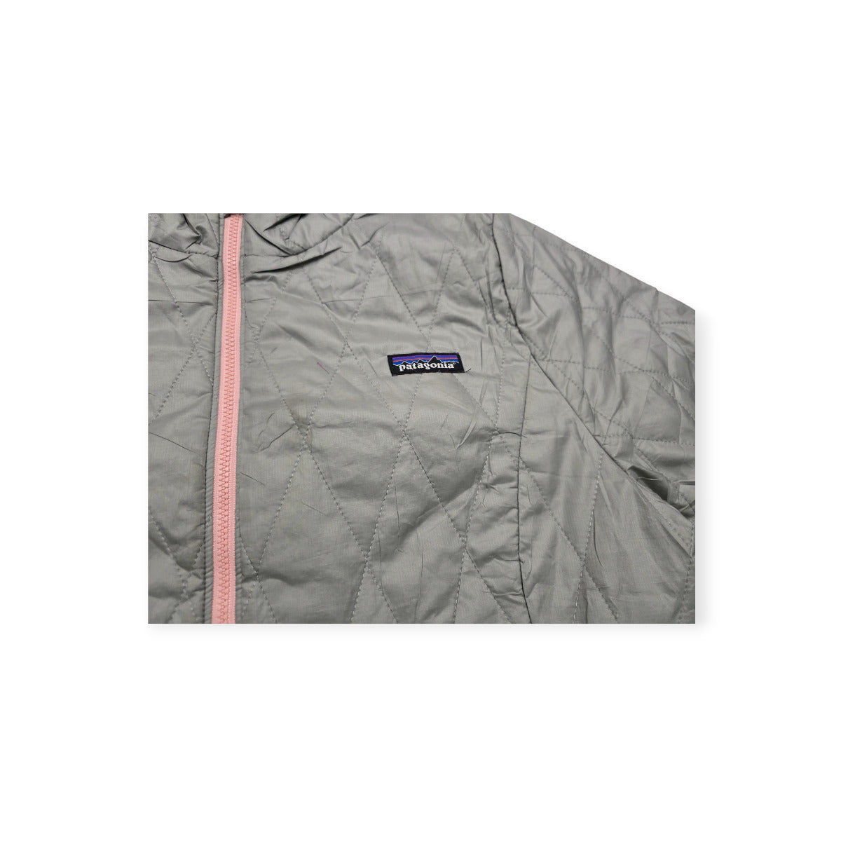 Chamarra Patagonia Xxgrande Xxl Adolescent (16-18)gris Rosa (Usado)