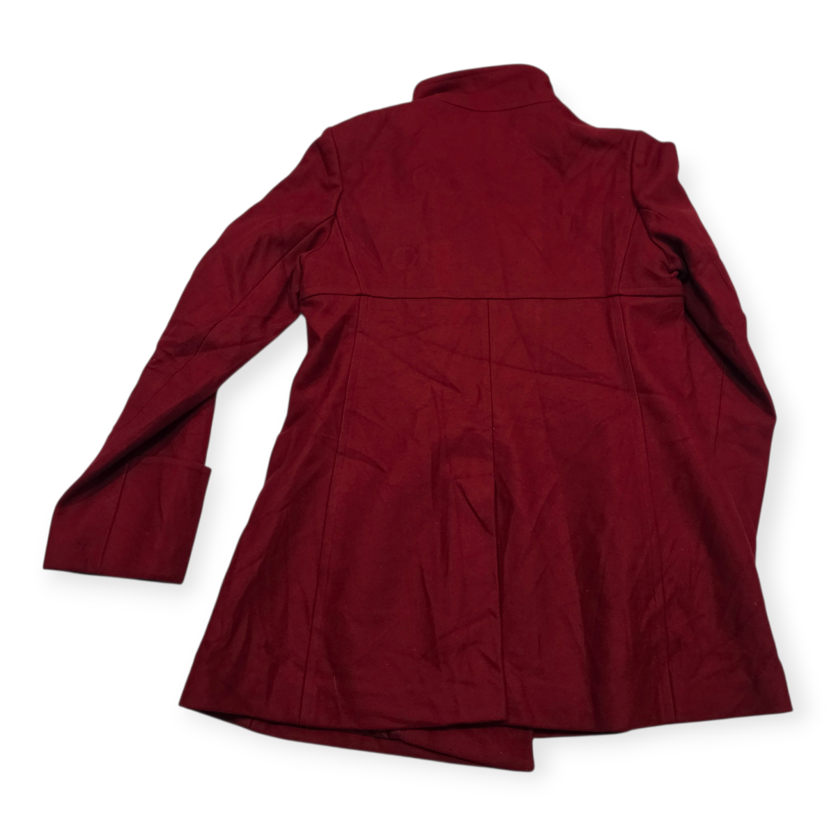 Abrigo Michael Kors Talla 8 Color Rojo Con Botones Cafe