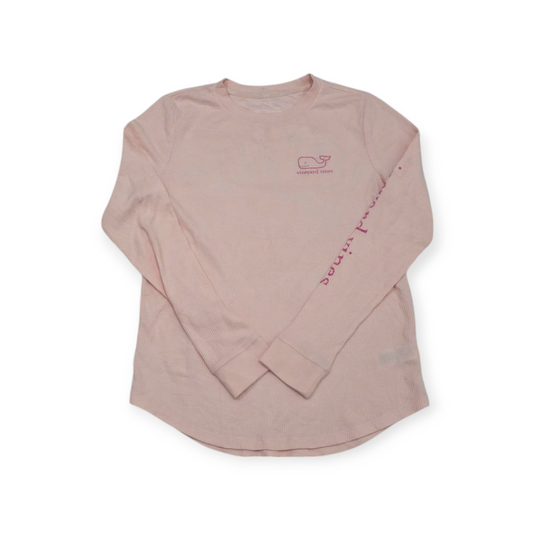 Playera Manga Larga Vineyard Vines Xchico Xs Rosa Claro