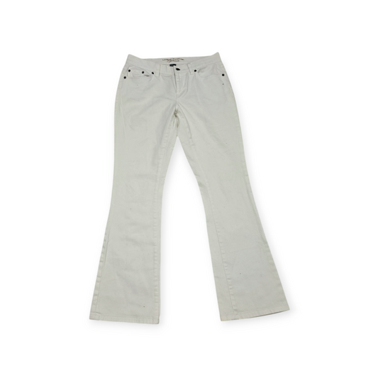 Pantalon Ralph Lauren Blanco De Mezclilla Talla 4