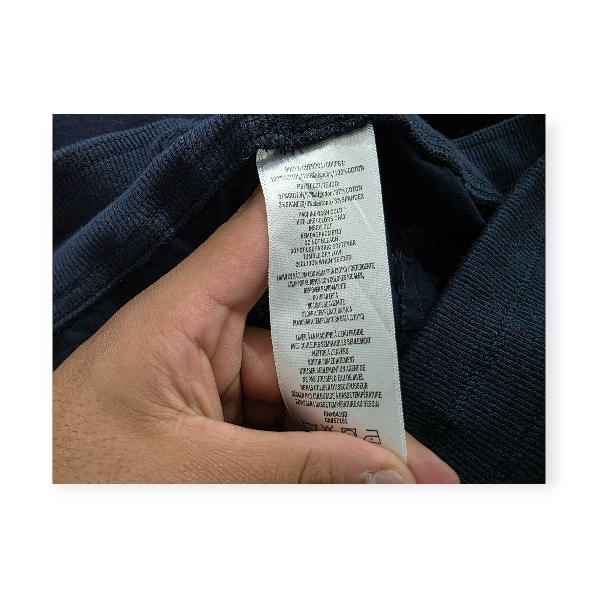 Pants Tommy Hilfiger Mediano M Azul Marino