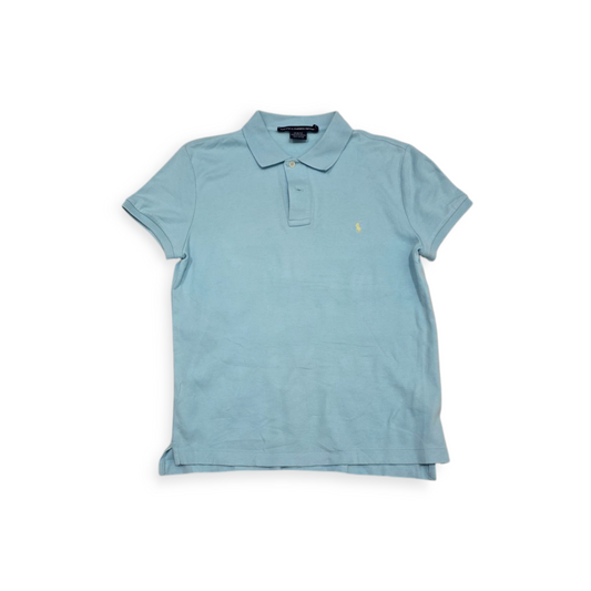 Playera Ralph Lauren Sport Grande L Azul Claro Poni Blanco