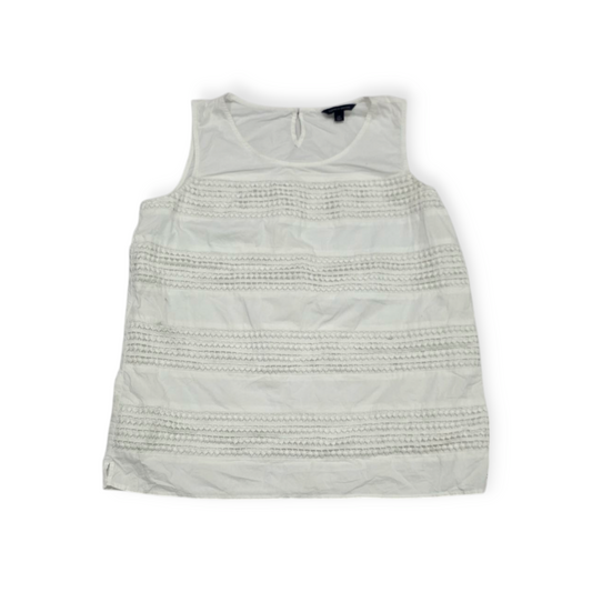 Blusa Tommy Hilfiger Grande L Blanca De Encaje