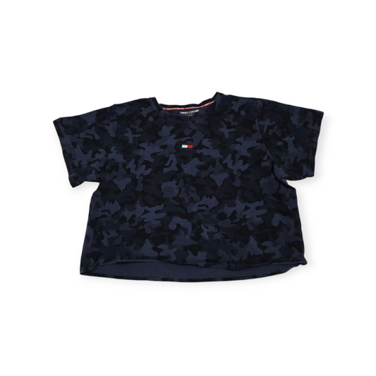 Playera Corta Tommy Hilfiger Talla 1x Azul Militar