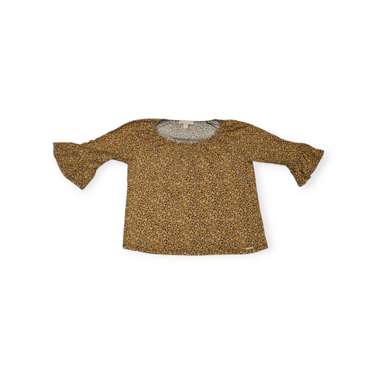 Blusa Michael Kors Mediana M Amarilla Floreada