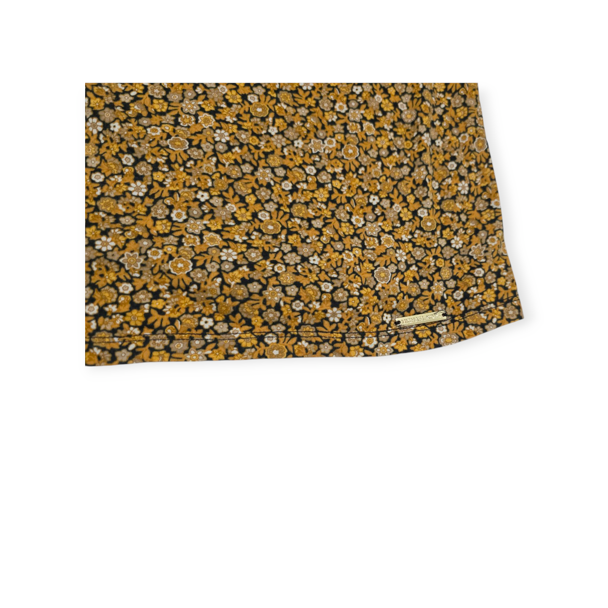 Blusa Michael Kors Mediana M Amarilla Floreada