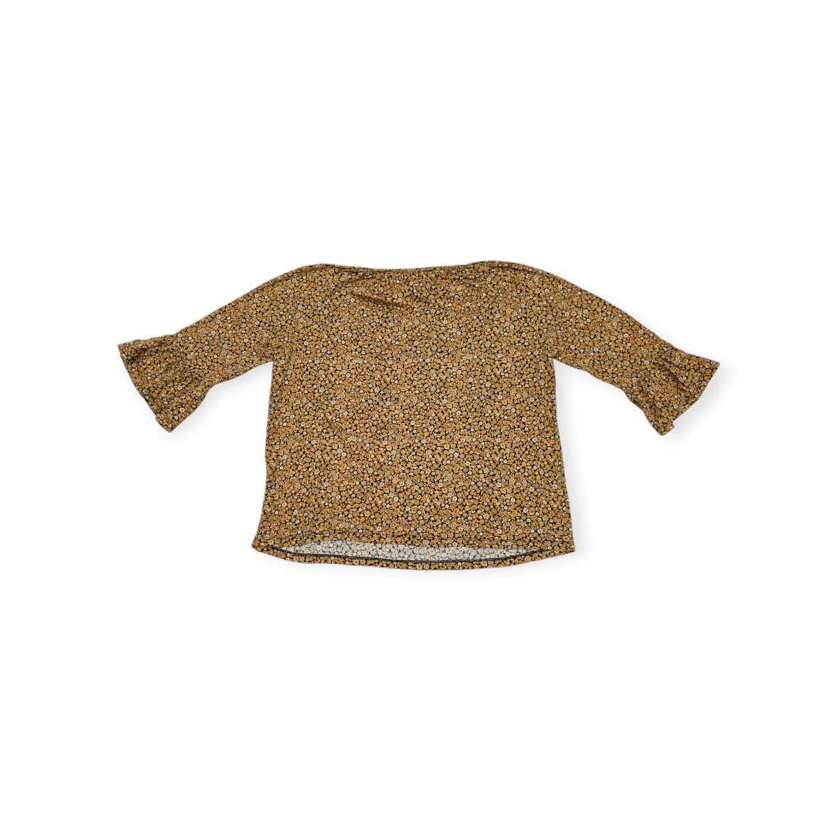 Blusa Michael Kors Mediana M Amarilla Floreada