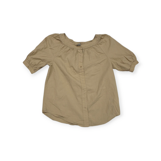 Blusa Ralph Lauren Mediana M Color Cafe Estilo Campesino