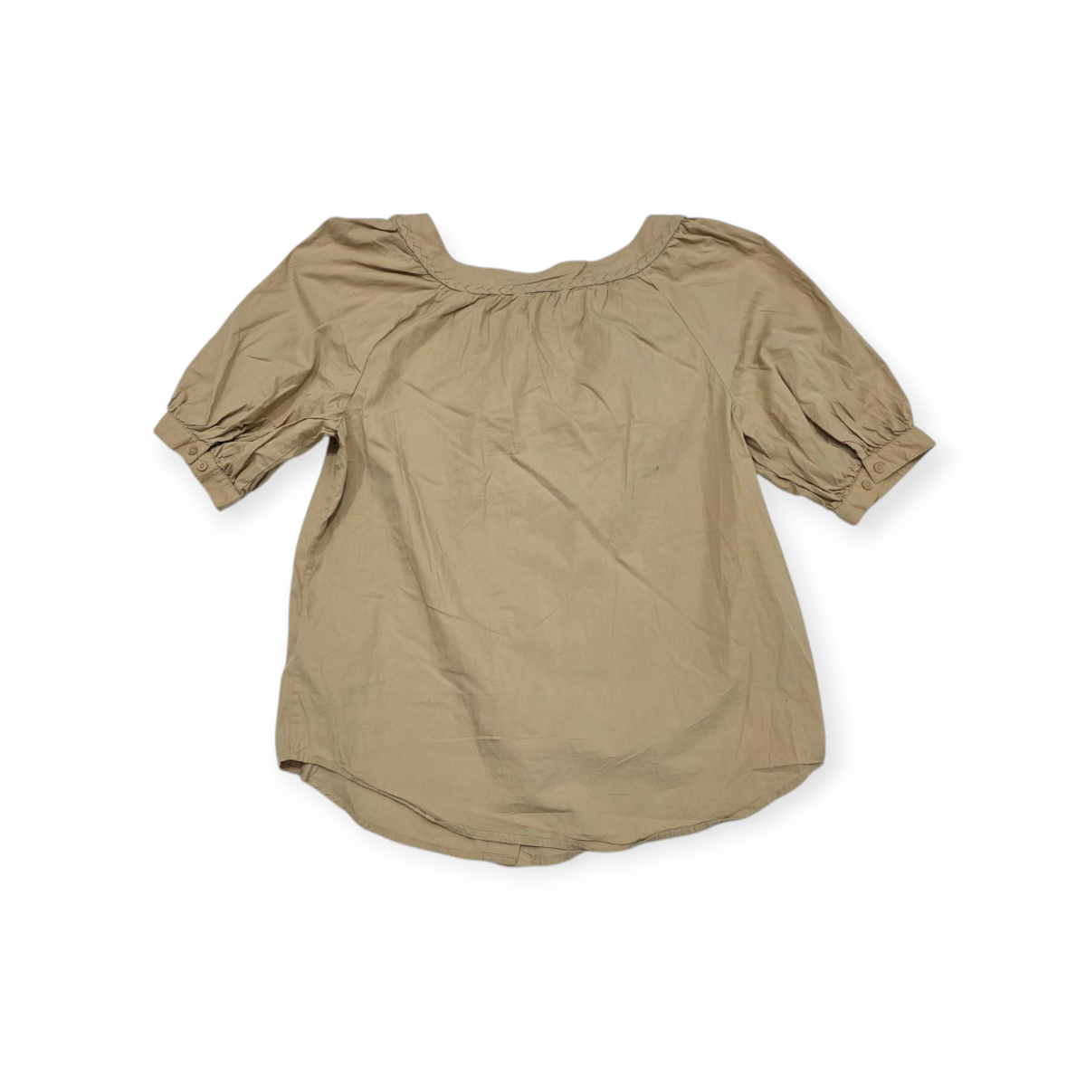Blusa Ralph Lauren Mediana M Color Cafe Estilo Campesino