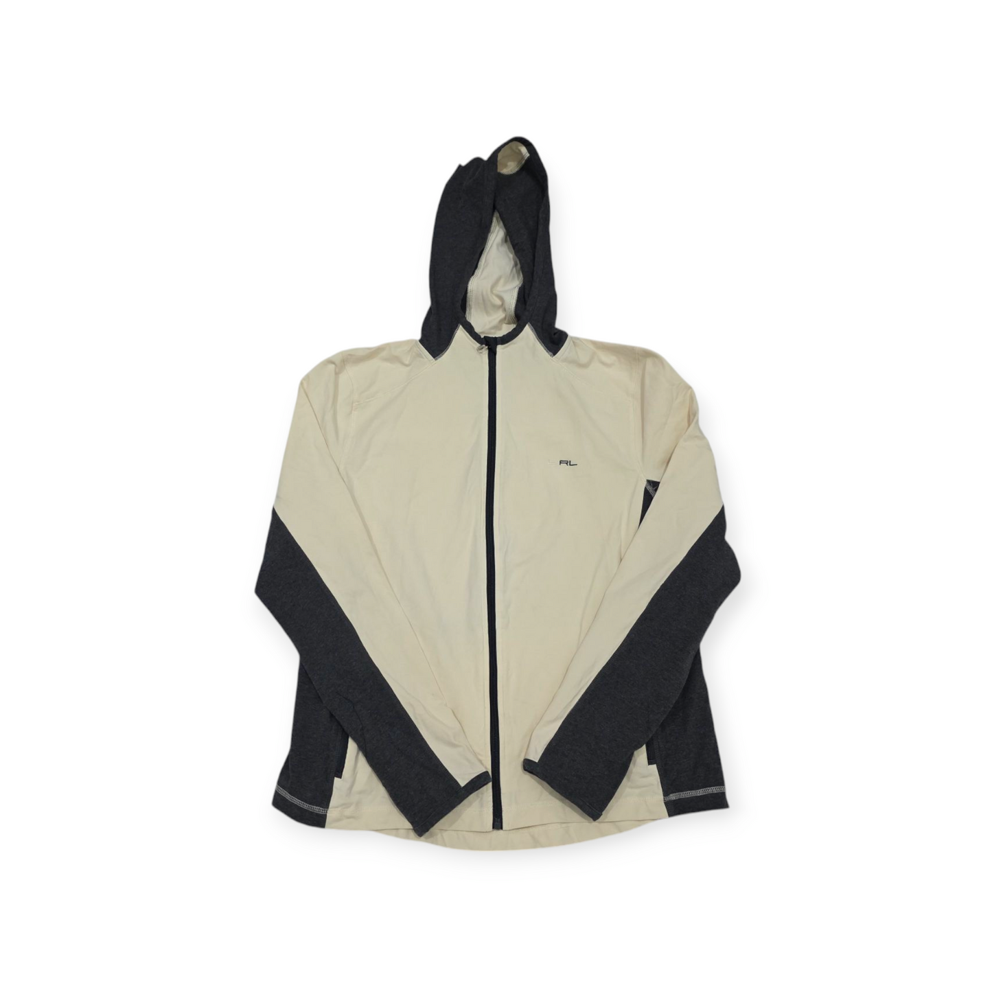 Sudadera Ralph Lauren Xgrande Xl Color Crema Con Gris