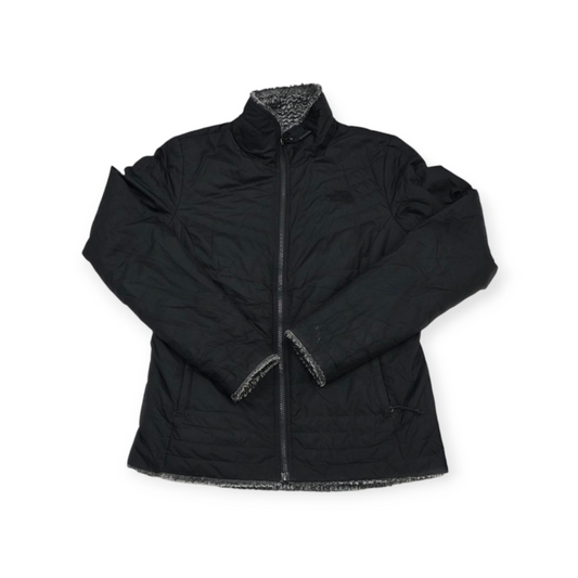 Chamarra Doble Vista The North Face Chico S Negra Con Gris