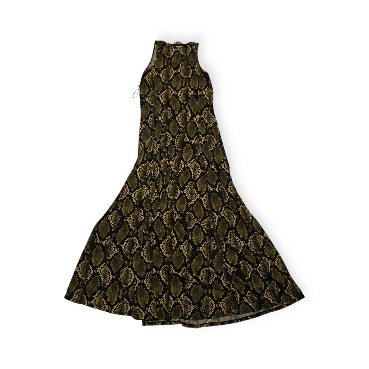 Vestido Michael Kors Mediana M Animal Print Color Cafe