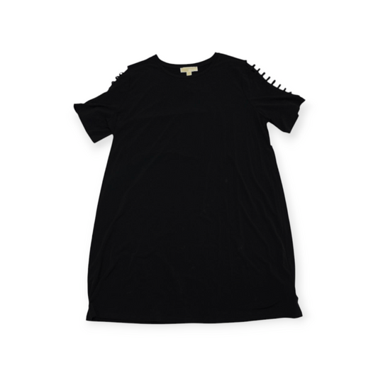 Vestido Michael Kors Talla 2xl Negro Manga Con Aberturas